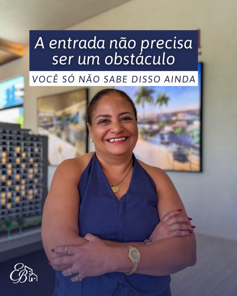 Corretora Edilaine no Stand